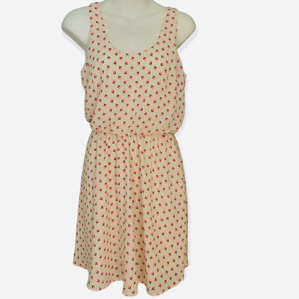 Nordstrom Lush Floral Mini Dress Size S